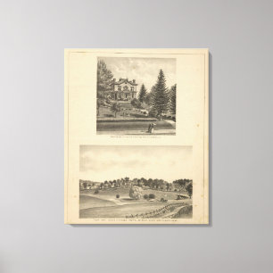 Oak Hill Fauntleroy residence Canvas Print