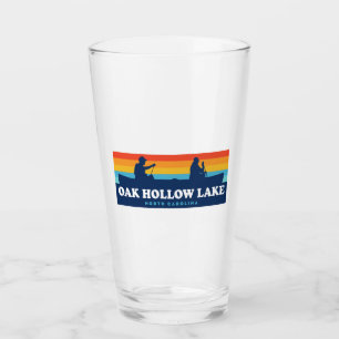 Oak Hollow Lake North Carolina Canoe Glass