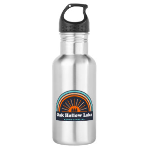 Oak Hollow Lake North Carolina Rainbow 532 Ml Water Bottle