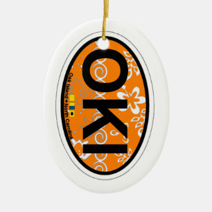 Oak Island. Ceramic Tree Decoration