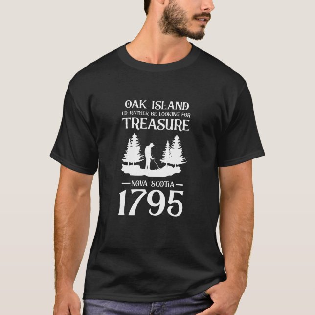 Oak Island Could It Be Canada Nova Scotia Treasure T-Shirt (Front)