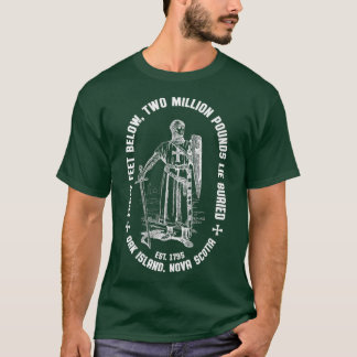 Oak Island Forty Feet Vintage Templar Knight Tr T-Shirt
