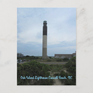 Oak Island Lighthouse Vertical Postcard