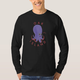 Oak Island NC Summertime Vacationing Octopus T-Shirt