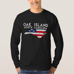 Oak Island North Carolina USA State America Travel T-Shirt