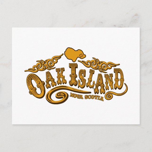 Oak Island Saloon Postcard (Front)