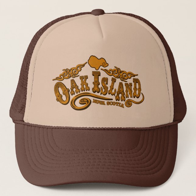 Oak Island Saloon Trucker Hat (Front)