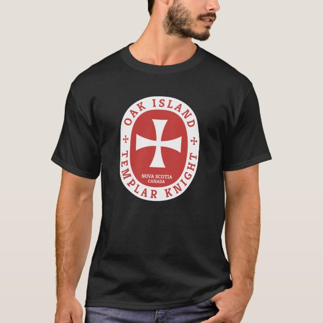Oak Island Templar Knights Treasure T-Shirt (Front)