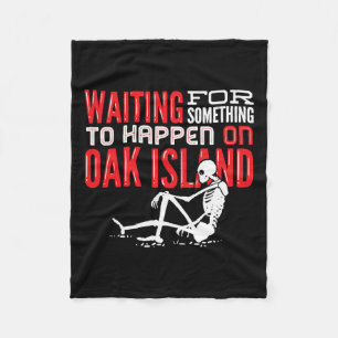 Oak Island Treasure Hunting Oak Island Mystery  Fleece Blanket