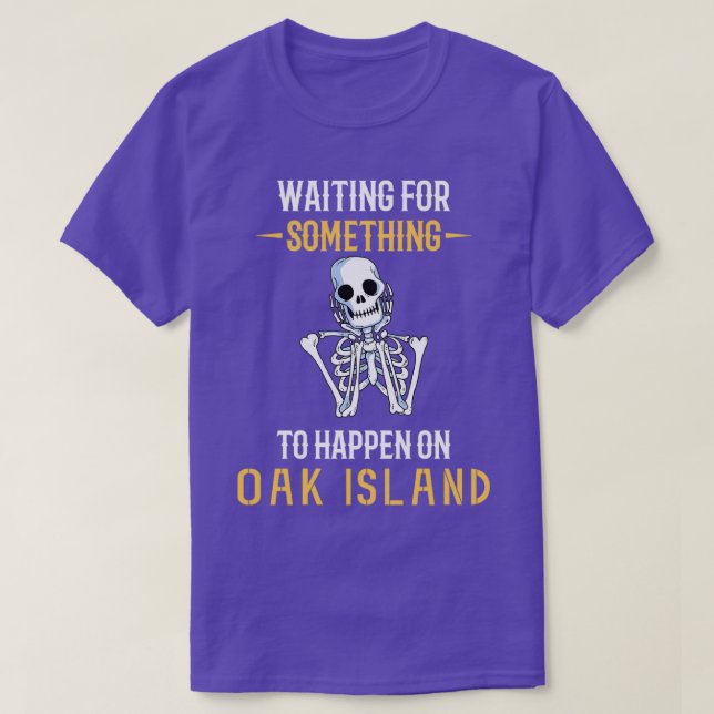 OAK ISLAND TREASURE HUNTING Oak Island T-Shirt (Design Front)