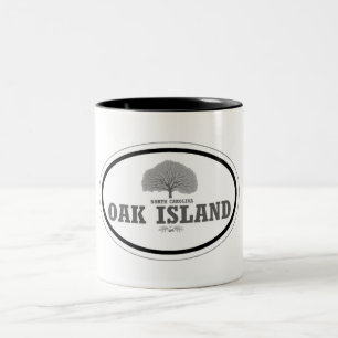 Oak Island. Two-Tone Coffee Mug