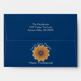 Oak Leaf and Acorn Rosette Envelopes