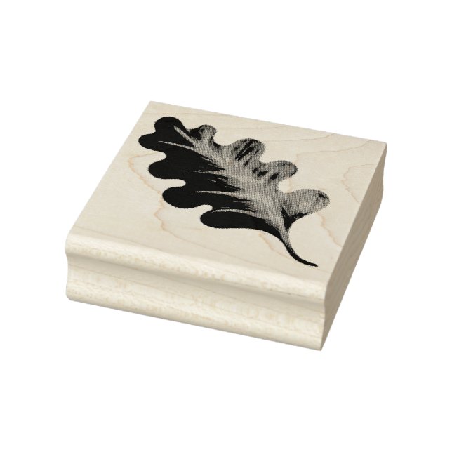    Oak Leaf Autumn Foliage Scrapbooking Journallin Rubber Stamp (Stamp)