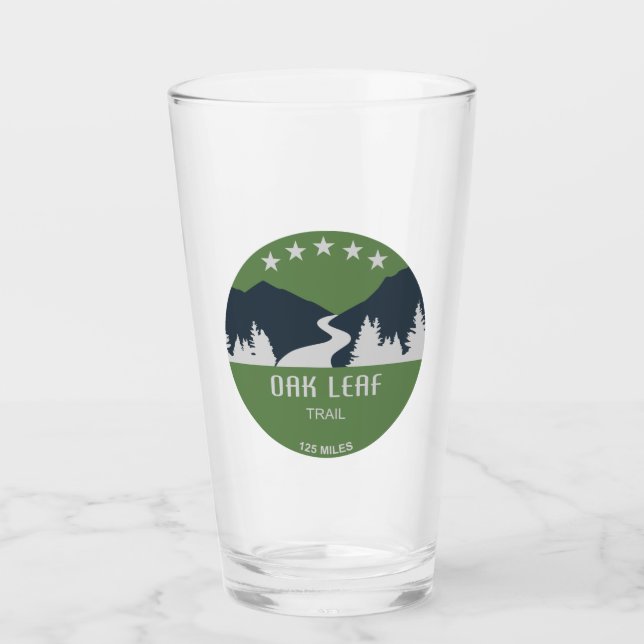 Oak Leaf Trail Glass (Front)