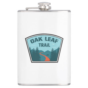 Oak Leaf Trail Hip Flask