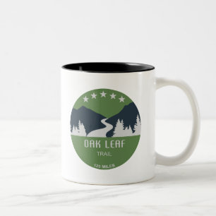 Oak Leaf Trail Two-Tone Coffee Mug