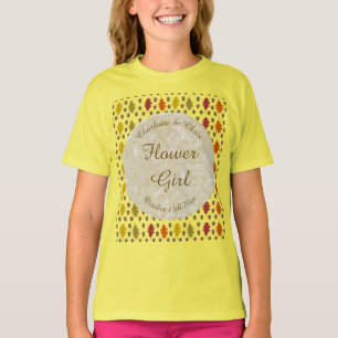 Oak leaves and Acorns Fall Autumn Wedding Custom T-Shirt