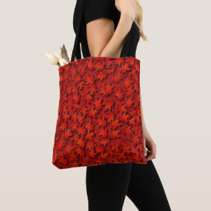 Oak Leaves Nature Art Pattern Tote Bag