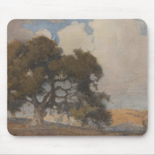 Oak Tree (1910) – Majestic Vintage Watercolor Mouse Mat