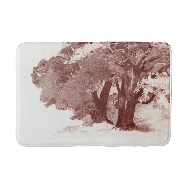 Oak Tree Bath Mat (Front)