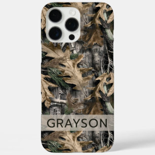 Oak Tree Camouflage Personalised Case-Mate iPhone 16 Pro Max Case