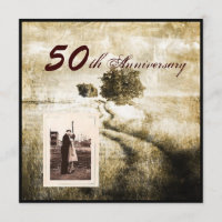 oak tree country western 50th wedding anniversary