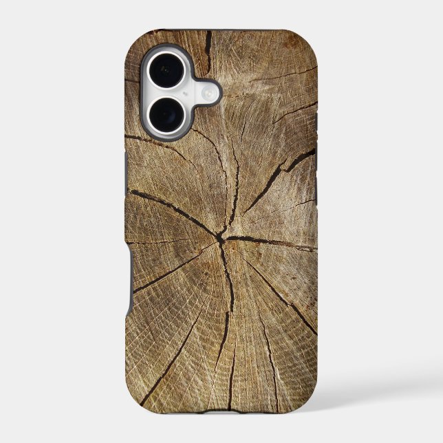 Oak Tree Cross Section iPhone SE+5/5S Case (Back)