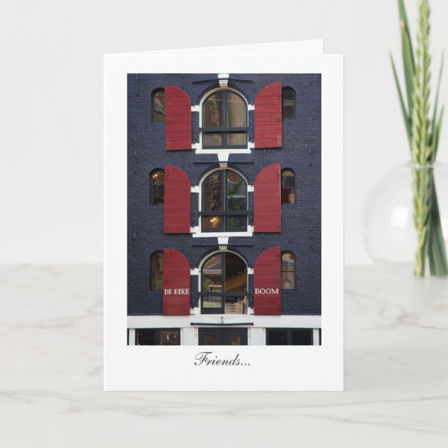 Oak Tree Eyes, Amsterdam - Friends Card (Front)