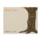 Oak Tree Fall Wedding Thank You Card