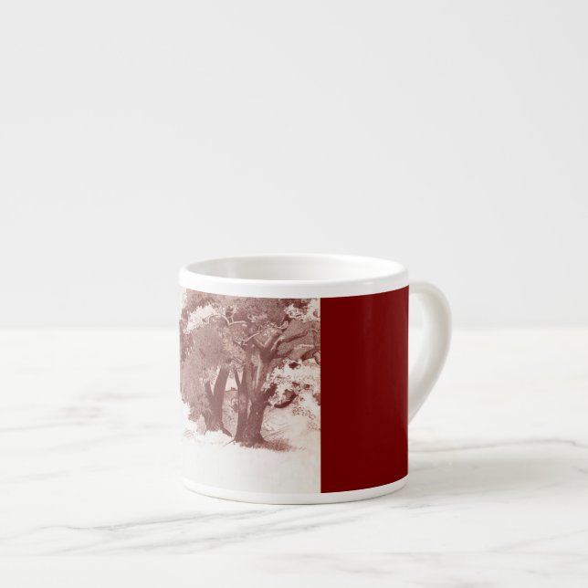 Oak Tree fine art Espresso Cup (Front Right)