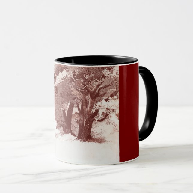 Oak Tree fine art Mug (Front Right)