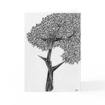 Oak Tree Greeting Card