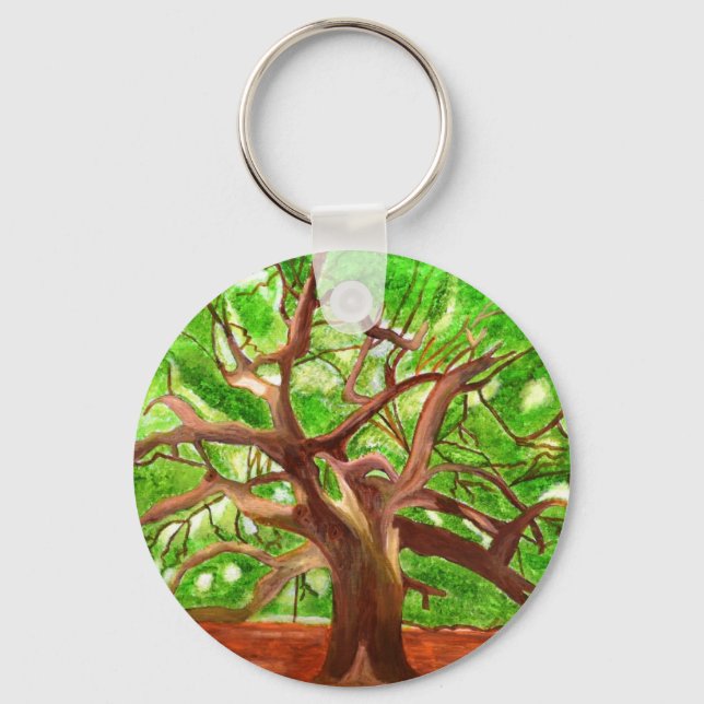 Oak Tree Key Ring (Front)