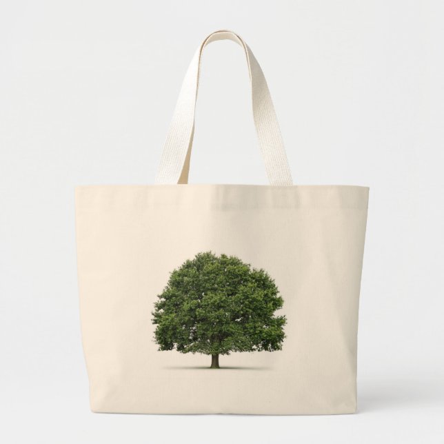 Oak Tree Large Tote Bag (Front)
