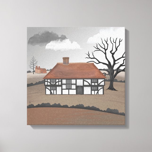 Oak Tree Manor Canvas Print (Front)
