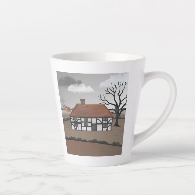 Oak Tree Manor Latte Mug (Right)