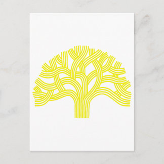 Oak tree Oakland yellow Postcard