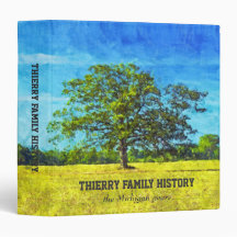 Oak Tree Painting 1.5" Family History Binder