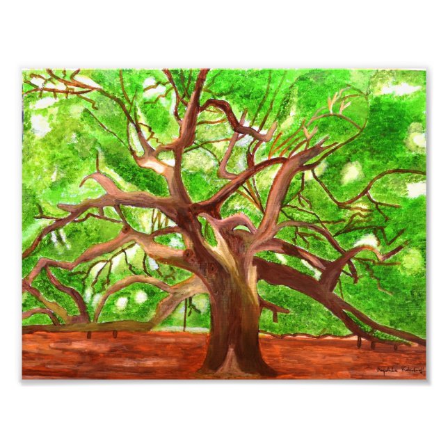 Oak Tree print (Front)