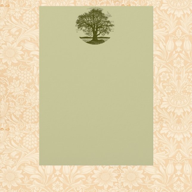 Oak Tree Stationary Stationery