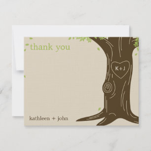 Oak Tree Thank You Card