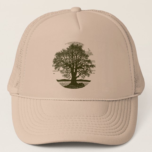 Oak Tree Trucker Hat (Front)