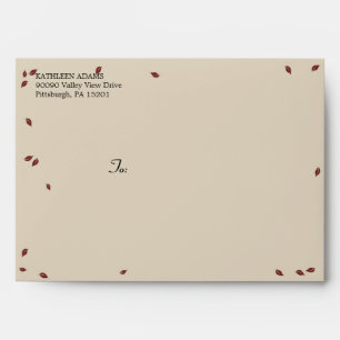 Oak Tree Wedding - A7 Envelope