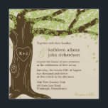 Oak Tree Wedding Invitation<br><div class="desc">Featuring a beautiful oak tree symbolising your strong and everlasting love,  this Oak Tree wedding collection will charm your friends and family and get them ready to celebrate your romantic celebration. Matching components available at berryberrysweet.com 

 Matching thank you card:</div>