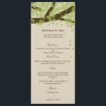 Oak Tree Wedding Menu Card<br><div class="desc">Featuring a beautiful oak tree symbolising your strong and everlasting love,  this Oak Tree wedding collection will charm your friends and family and get them ready to celebrate your romantic celebration. Matching components available at berryberrysweet.com  

Matching invitation:  



 

 Matching RSVP card:   





Matching thank you card:  



com</div>
