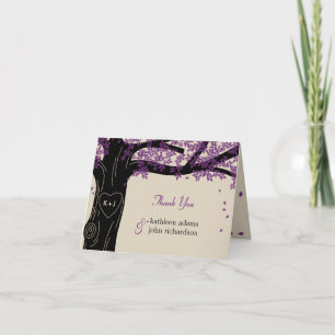 Oak Tree Wedding Thank You Note Cards