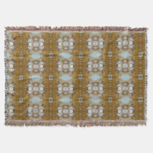 Oak tree with fall foliage in Thousand Oaks Park Throw Blanket