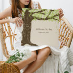 Oak Tree Wrapped Canvas Art - Green<br><div class="desc">Featuring a beautiful oak tree as a symbol of your everlasting love, this canvas art can be personalised with your names and initials to create a unique addition to your wall. Also available in green. Exclusive design by © berryberrysweet.com</div>
