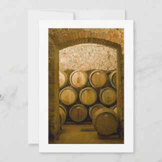 Oak Wine Barrels, Chianti, Italy