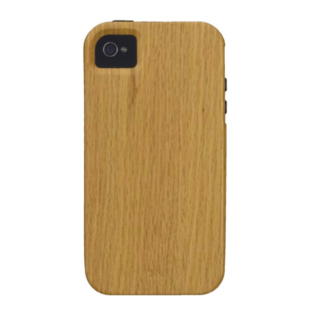 OAK WOOD finish buy BLANK blanc blanche + add TEXT Case-Mate iPhone Case (Back)